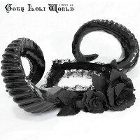 【ゴスロリワールド】Devilゴスロリダークローズデビルホーンカチューシャゴシックパンクロックロリータビジュアル系ヴィジュアル系V系ダークレディースファッションライブ舞台ステージ衣装コスプレイベント服