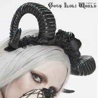 【ゴスロリワールド】Devilゴスロリダークローズデビルホーンカチューシャゴシックパンクロックロリータビジュアル系ヴィジュアル系V系ダークレディースファッションライブ舞台ステージ衣装コスプレイベント服