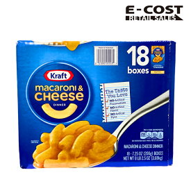 【コストコ】KRAFT クラフト macaroni&cheese チーズソース付マカロニ 206g×18P