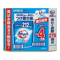 楽天市場】アタック抗菌ex 詰替 4kgの通販