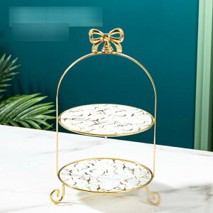 ケーキスタンド セラミック 展示スタンド 2段 3段 西洋風 蝶結び 円形 カップケーキスタンド アフタヌーンティー 収納ホルダー お菓子 果物 パーティー用 収納ホルダー ケーキ陳列台 サービ