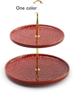 ケーキディスプレイスタンド カップケーキスタンド 2段 デザート カップケーキディスプレイスタンド 多層デザートテーブルケーキディスプレイスタンド お菓子皿 コンポート レトロ 結婚式