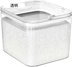 米びつ 保存容器 米櫃 10kg ライスストッカー 大容量 穀物収納透明可視化 フードストッカー 米入れる容器 ライス貯蔵タンク 米桶 キッチン用品 小麦粉 コーヒー豆 お米収納