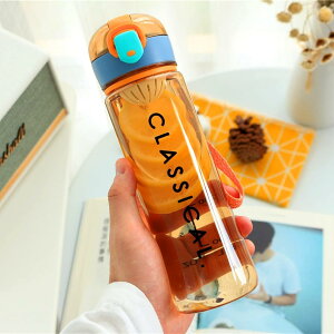 水筒 クリアボトル ワンタッチオープン 500ml スリム 蓋付き 茶漉し 耐熱ボトル 夏用 旅行 ジム スポーツ 運動用 アウトドア ランニング サイクリング ケータイ 給水ボトル プラスチック オ