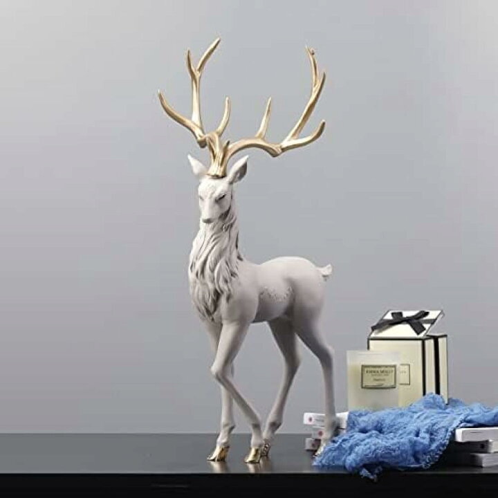 楽天市場】風水 置物 部屋装飾品 雰囲気アップ かわいい 鹿のオブジェ 