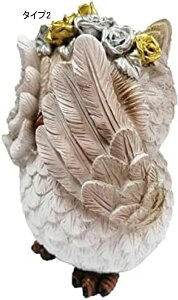 ふくろう 置物 かわいい 見ざる言わざる聞かざる 置物 綺麗な置物 おもしろい置物 可愛い置物 フクロウ 雑貨 小さいサイズ タイプ 庭に置く動物の置物 屋外の彫刻の装飾 記念品 樹脂工芸品