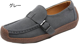 レディース モカシンシューズ ローファー デッキシューズ フラット ナースシューズ 歩きやすい 長時間仕事 通勤 通学 軽量 通気 小さい 大きいサイズ スリッポン フラット 滑り止め ママシ