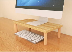モニター台 モニタースタンド 高さ9cm 木製 パソコン台 pc台 卓上収納 40*20*6 pcスタンド 机上台 ディスプレイ台 卓上ラック 机上ラック ノートパソコン台 目線が上がる ノートパソコ