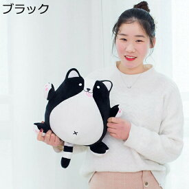 購入25％OFF ぬいぐるみ 大きい 30cm 丸っこい 抱き枕 犬 かわいい クッション ふわふわ プレゼント 背もたれ おもちゃ お祝い 大人 もちもち お誕生日 赤ちゃん 人形 女の子男の子 ベッドクッション ソファー背当て 柔らかい 抱き枕 ブラック 添い寝枕 昼寝枕