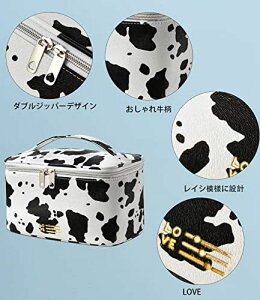 大容量 持ち運び 化粧品収納バッグ 化粧箱 化粧道具 ブラシ入れ付き コスメ収納 持ち運び 旅行用 出張用コスメポーチ