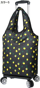購入15%-30%OFF 折りたたみ ショッピングキャリー 4輪 横押し お買い物バッグ 撥水加工 お買い物カート カラー5 静音 360度回転 使いやすい 便利グッズ 高さ調節ができる持ち手 F キャリーカー