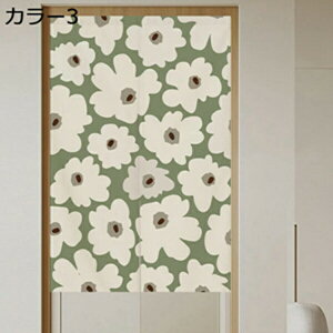 購入15%-30%OFF のれん シンプル ナチュラル 間仕切り カーテン 店舗用 家庭用 ナチュラル 和風暖簾 目隠し A70*150 半間のれん レトロ 幾何模様 洋室 和室 カラー 部屋仕切り キッチン 玄関 ドア