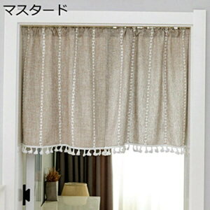 �w��15��-30%OFF �J�t�F�J�[�e�� �����p �����J�[�e�� �A�����J���J���g���[ 110*80cm �X�g���C�v �^�b�Z�� �t�����W�t�� �ډB�� ������ �f�R���[�V���� �J�t�F�� �i���X �L�b�`���� ���[ �u���[