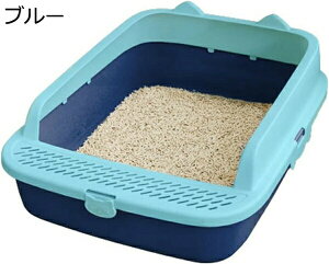 購入15%-30%OFF 猫トイレ本体 大型 ハーフカバー 猫トイレ オープンタイプ 砂飛び散り防止 子猫 大型猫 キャットトイレ 掃除簡単 お手入れ簡単 コンパクト 深め ワイドサイズ 折りたたみ スコ