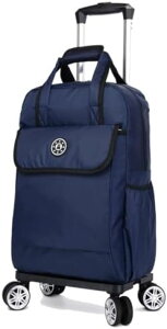 トロリーバッグ ショッピングカート リュック 多機能 ショッピングキャリー 機内持ち込み 折り畳み式 横押し 大容量 高さ調節 3