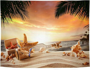 w15-30%OFF Ri^yXg[ ƊC r[` CeA @\Ǌ| t@ubNpi  _ȃA[g ͗lւ  J[e 100*75cm Mtg Vj J