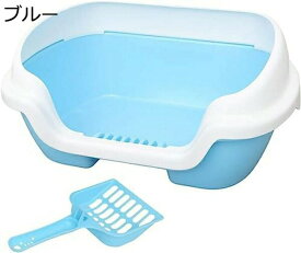 購入15％-30%OFF 猫用トイレ本体 40×30×18cm 猫用トイレ プラスチック 猫トイレパン 落葉スクープ 半密閉 猫トイレ 簡単 クリーニングトイレ