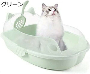購入15%-30%OFF 猫 トイレ 猫のトイレ 猫用トイレ本体 砂飛び散り防止 小型と中型の猫に適用 シャベル付き お手入れ簡単 エコ材質 無毒無害 可愛い 猫型