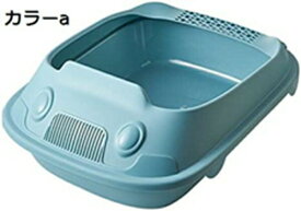 購入15％-30%OFF 猫用トイレ本体 セミクローズドキャットトイレ ラージオープンキャットリター盆地 多機能猫の巣 トイレこぼれなし (色 : 青 Size : 41x30x16cm)