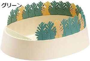 購入15%-30%OFF 猫トイレ ハーフカバー 猫用トイレ本体 可愛い オープンタイプ 砂飛び散り防止 おしゃれ キャット用品 掃除簡単 コンパクト お手入れ簡単 子猫 ケージに 小型 人気