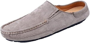 ビジネススリッパ サンダル メンズ かかとなし サボ スリッポン ローファー オフィス 軽量 通気 防滑 紳士靴 サボサンダル ド