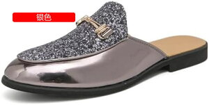 ビジネスサンダル メンズ ドレスシューズ レザー 社内履き エナメル ビズ ローファー カジュアル ウォーキング リーガル 軽量