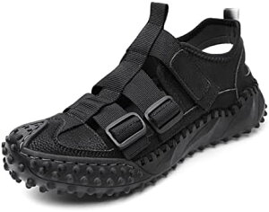 サンダル メンズ 夏用 厚底 つま先保護 大きいサイズ 痛くない 滑り止め 通気性 歩きやすい 水陸両用 耐久性 メンズサンダル