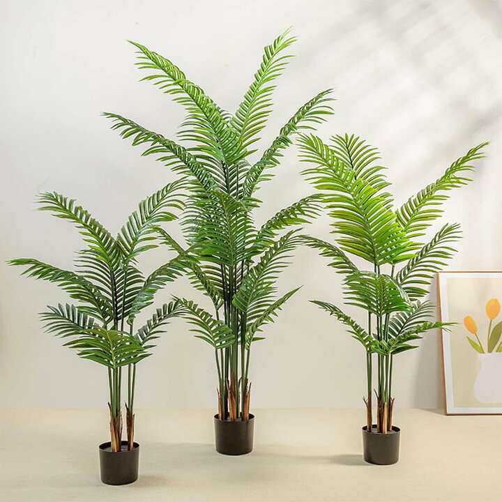 楽天市場】人工観葉植物 大型 フェイクグリーン アレカヤシ フェイク 