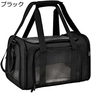 ペットキャリーバッグ 犬 猫キャリーリュック 折りたたみ式 手提げキャリーバッグ 大容量 軽量 省スペース 通気性 マット付きキャリー ポータブル お出かけ 携帯便利 車載 旅行 災害避難用