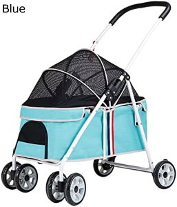 購入15%-30%OFF ペットカート ベビーカー バギー 犬 猫 多頭 大型ドッグカート ペットストローラー 4輪猫犬兼用 ペット旅行ベビーカー 可能 通気 軽量 猫犬兼用 折りたたみ ペットカート 最大