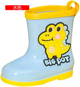 レインブーツ キッズ 男の子 女の子 長靴 子供用 軽量 レイン ブーツ ロング 厚底 雨靴 防水 防滑 雪 台風 ジュニア 通園 通学 旅行 雨具 子供靴 かわいい 恐竜柄 キャンプ 雨 梅雨 災害