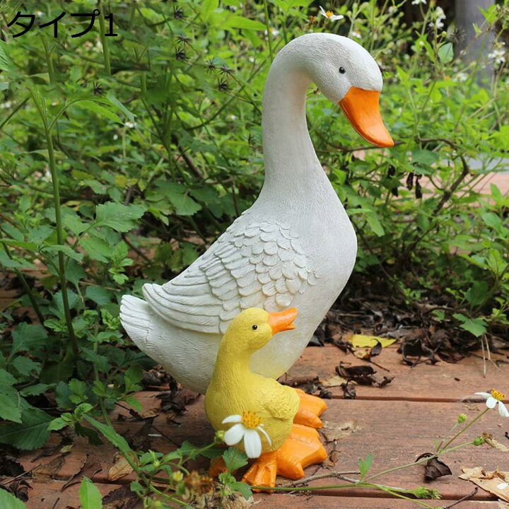 楽天市場】購入15％-30%OFF 動物フィギュア アヒル インテリア 置物 