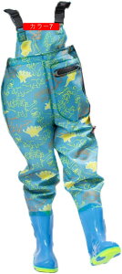 チェスト ウェーダー 防水 胴付長靴 子供用 釣り 男女兼用 ウェーダー ラジアル 小川釣り 渓流 潮干狩り 水産加工場 魚市場 現場作業着 田植え 草刈り 農作業 PVC ポケット付き 防水ツール
