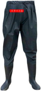 ウェーダー 防水 釣り用スーツ ウエストタイプ 防水ズボン 防水長靴 ラジアルソール 渓流 海 田植え 水産業 漁業 鮮魚店 水場仕事 釣り 23.0cm〜28.5cm 防水 フィッシング 水作業 洗