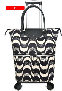 ショッピングキャリー ハンドバッグ お買い物カート 折りたたみ 4輪 360度回転キャスター 使いやすい コンパクト 手荷物入れ 静音 ファッション 旅行かばん サブバッグ アウトドア 男女兼用