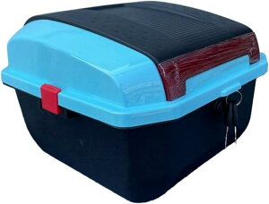 バイク用 リアボックス 35cm×34cm×25cm トップケース?バイクボックス?バイク用ボックス?収納?大容量?防水?頑丈?耐衝撃 着脱可能式?原付?スクーター?着脱簡単?フルフェイス収納可能?ヘ