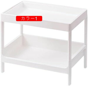 キッチンワゴン サイドワゴン カラー4 1 キッチンラック キッチン収納 キャスター付き サイドテーブル 引き出し 収納 オープンラック リバーシブル 隙間収納 台所 収納棚 小物収納 浴室 ホワ