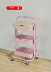 キッチンワゴン キャスター付 カラー4 フック 組立簡単 小物 収納ワゴン オフィス 1 キッチン 隙間 デスク下 洗濯室 収納 プラスチックポックス きワゴン サイドワゴン 収納ワゴン キッチン