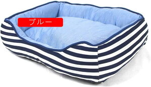 犬ベッド 犬用 室内用 ふわふわ ポカポカ 寝心地抜群 冷感ベッド 柔らかい リビング オシャレ ぐっすり眠る カバー外し可能 ブルー サラサラ 50*42 ふわふわ オールシーズン モダンデザイン
