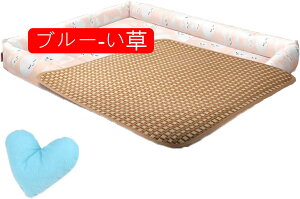 ペットベッド マット型 犬猫用 室内用 暖かい 夏用 ふわふわ おしゃれ 洗える 折りたたみ可 寝床 猫用 冷暖房 ホットカーペット対応 ペット用品 中型犬用(ワンちゃん、イヌ、犬、ドッグ、