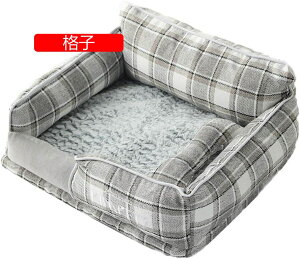 ペットベッド マット型 犬猫用 室内用 犬小屋 暖かい 枕付き オールシーズン ふわふわ おしゃれ 洗える 折りたたみ可 寝床 猫用 冷暖房 ホットカーペット対応 ペット用品 小型犬用(ワンち