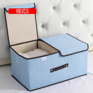 フタ付き収納ボックス 収納ケース ボックス おもちゃ箱 ストレージボックス用 折りたたみ 蓋付き シンプル おしゃれ 様式4 布 折りたたみ 36*25*16 衣類収納ボックス 小物 蓋つき CD収納