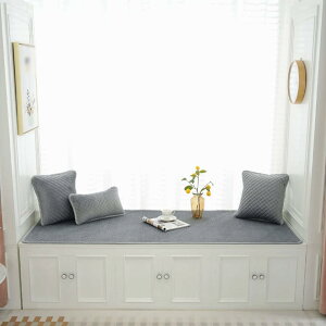 ソファパッド クッション 座布団 フロアクッション 長座布団 高反発 おしゃれ 北欧 シンプル ごろ寝用 滑り止め オールシーズン 快適 グレー やわらか 2人掛け用 3人掛け用 長い座布団 60*2