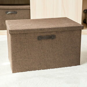 ふた付き収納ボックス ナチュラル 収納BOX 収納ケース 収納ボックス フタ付き 押入れ収納 小物収納 折りたたみ収納ボックス 衣類収納 衣替え 整理整頓 雑誌収納 おもちゃ収納 防塵 耐久性 様
