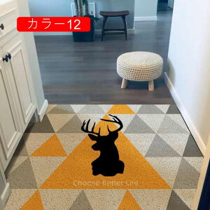 ���փ}�b�g �h�A�}�b�g ���� �k�� �D���Ƃ��}�b�g �唻 ���O�p ����~�� �G���g�����X�}�b�g ������� �z�� �ϖ��Ր� �J���[2 PVC �r�j�[�� 60*90cm �E�F���J���}�b�g �D���� �J�b�g��