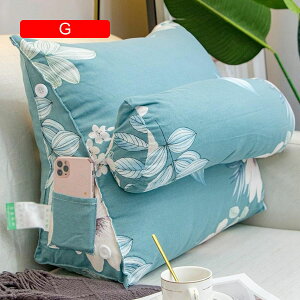 三角クッション 背もたれクッション 春秋冬 ポケットあり ソファ用 ベッド用 畳用 出窓用 座椅子用 レストクッション 腰クッション 腰枕 読書枕 老若男女兼用 腰椎パッド リラックス H 45x22