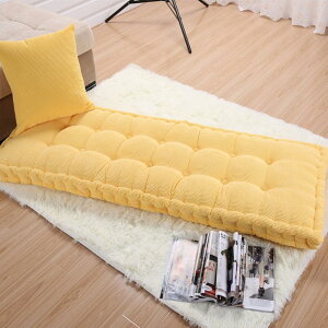 フロアクッション シートクッション ロング ソファー用 長い座布団 厚め 55*190cm おしゃれ 洗える お昼寝マット 長方形 北欧 大きめ 折りたたみ ロングクッション ごろ寝クッション 和室