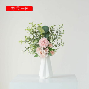 造花セット タンポポ ひまわり アジサイ フェイクフラワー シルクフラワー 花瓶付き 水やり不要 枯れない アートフラワー フラワーアレンジ 北欧 リアル おしゃれ テーブル装飾 DIY インテリ