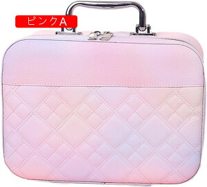化粧ボックス 小さめ PUレザー メイクボックス 化粧品 小物 ミラー付 化粧箱 化粧ポーチ コスメボックス 大容量 化粧品収納ボックス バニティポーチ