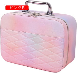 化粧ボックス 小さめ PUレザー メイクボックス 化粧品 小物 ミラー付 化粧箱 化粧ポーチ コスメボックス 大容量 化粧品収納ボックス バニティポーチ